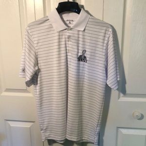 Super Bowl XLVl Antigua Polo Shirt White Men’s Medium